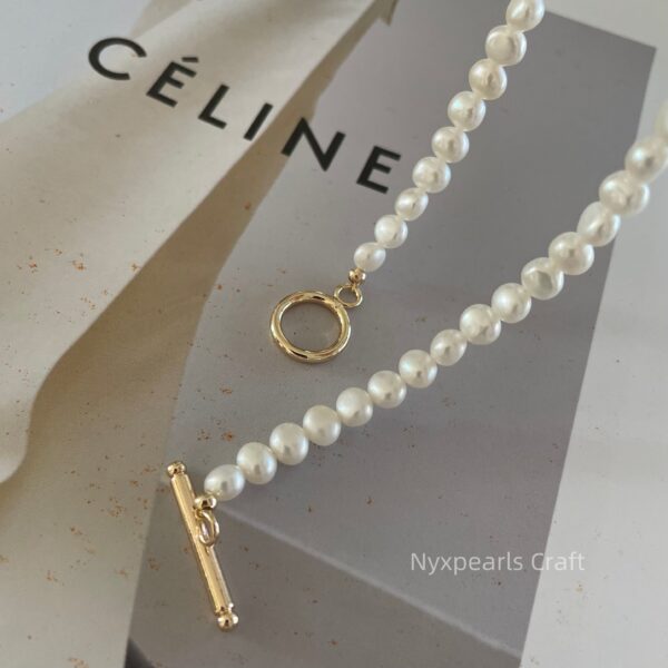 Double-Sided Luster Baroque Pearl Necklace