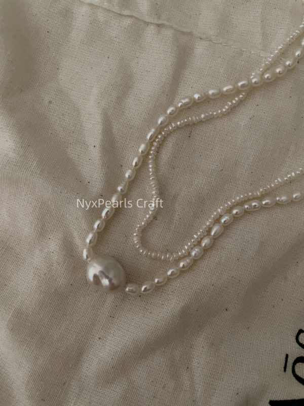 Ultra-Fine Pearl Necklace - 图片 4