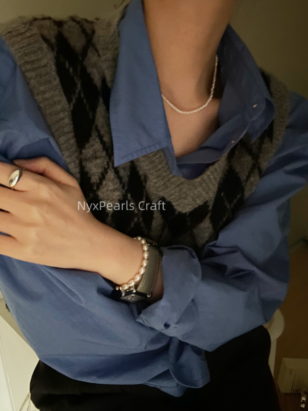 Ultra-Fine Pearl Necklace - 图片 2