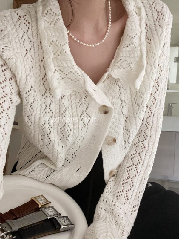 Golden Braided Necklace - 图片 7