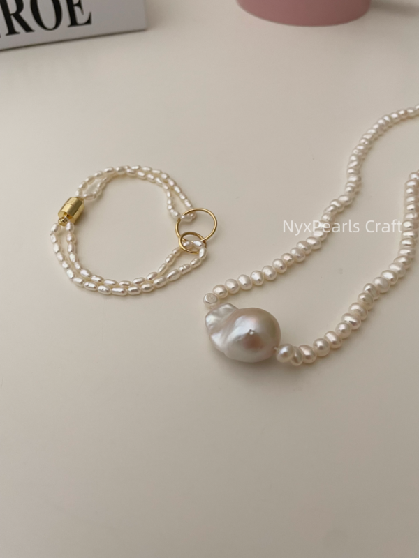 Large Baroque Pearl Necklace - 图片 7