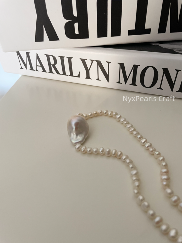 Large Baroque Pearl Necklace - 图片 6
