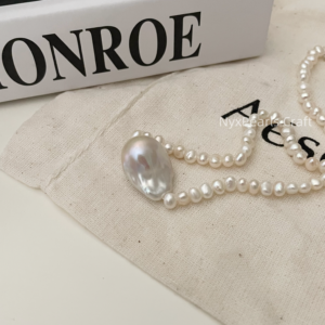 Large Baroque Pearl Necklace