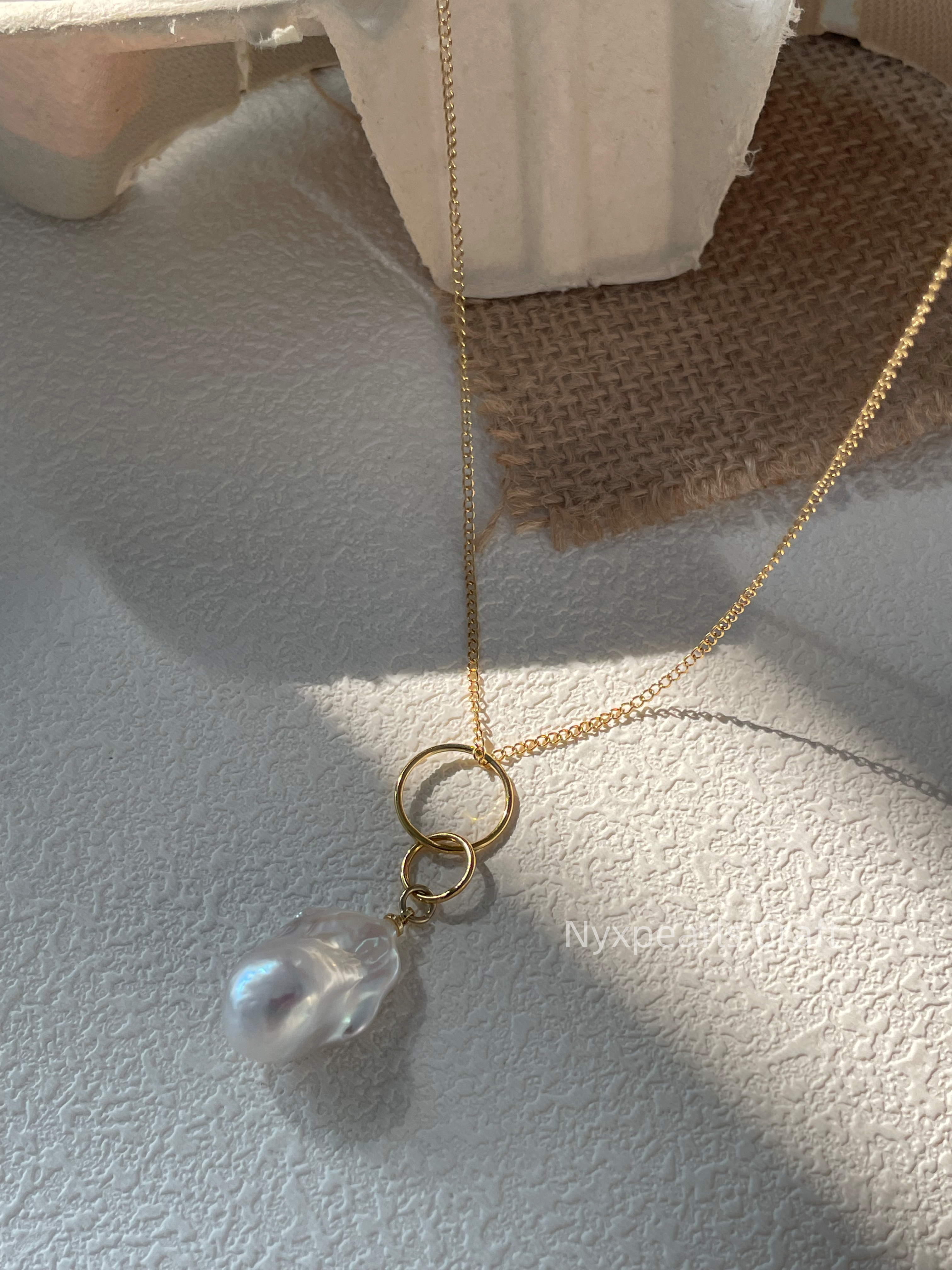 Large Baroque Chain Necklace - 图片 3