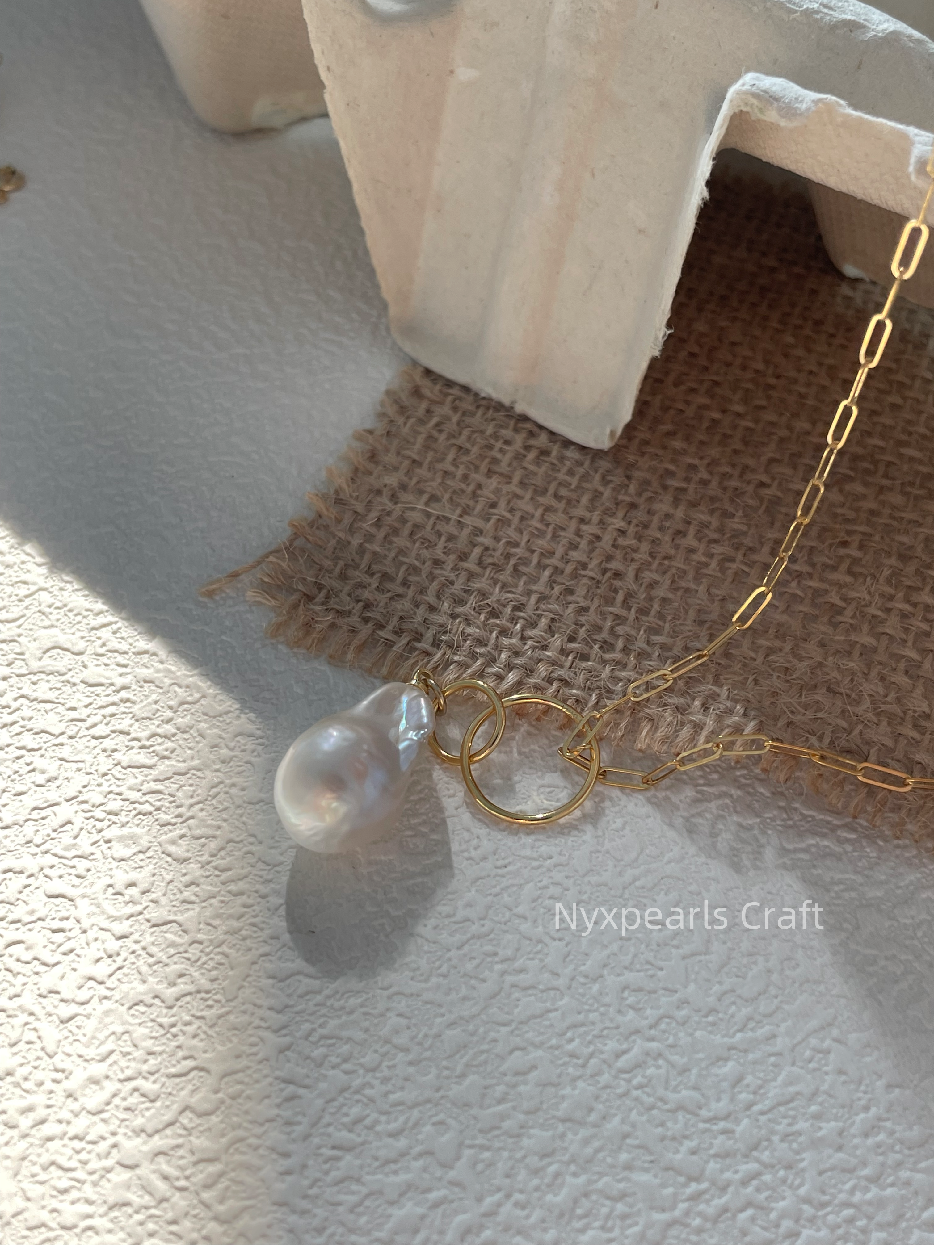 Large Baroque Chain Necklace - 图片 5