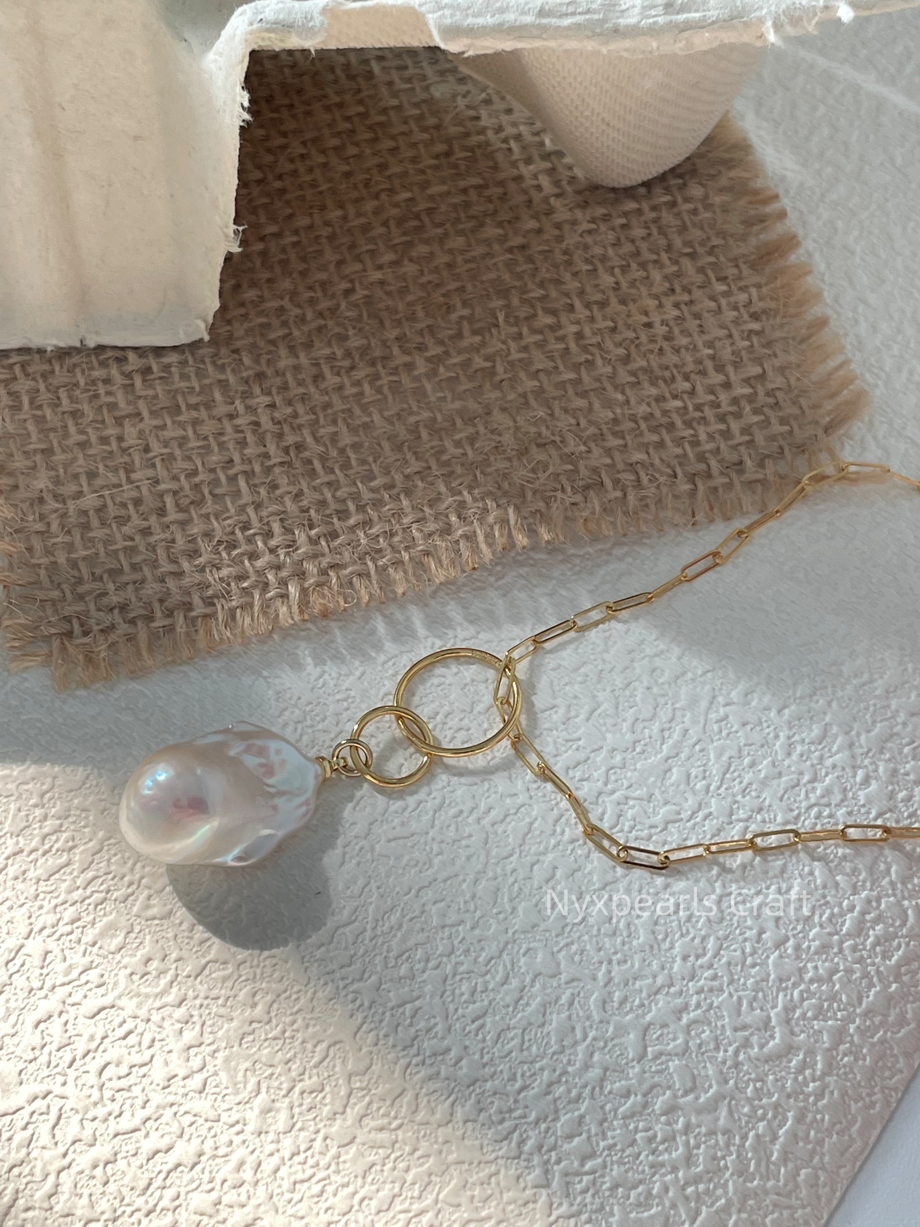 Large Baroque Chain Necklace - 图片 7