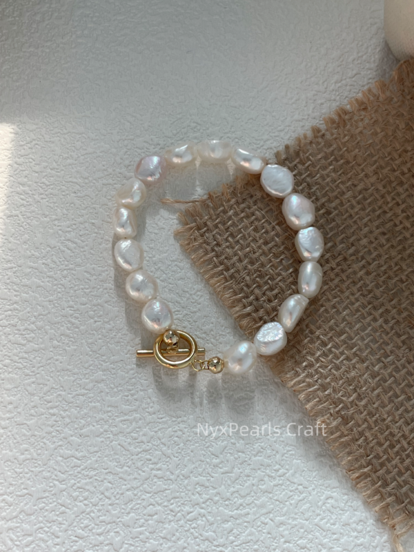 Timeless Asymmetrical Baroque Bracelet - 图片 7