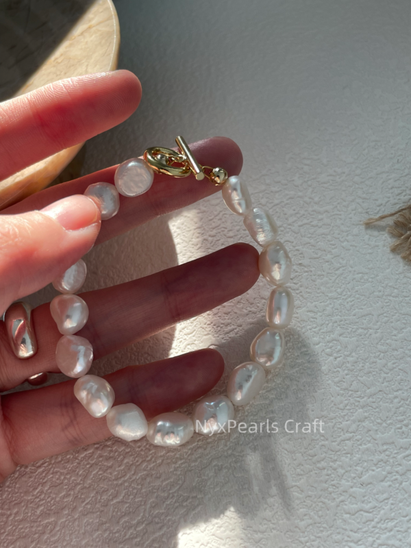 Timeless Asymmetrical Baroque Bracelet - 图片 6