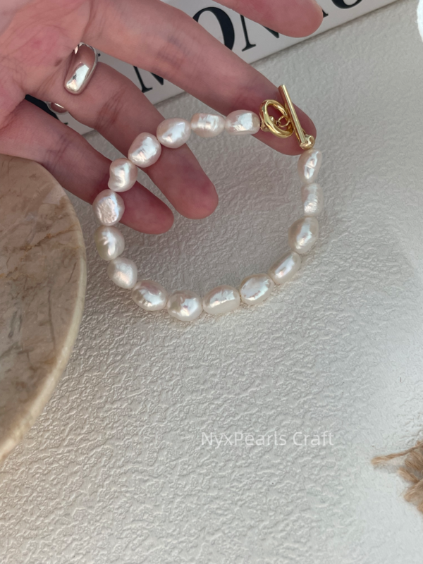 Timeless Asymmetrical Baroque Bracelet - 图片 5