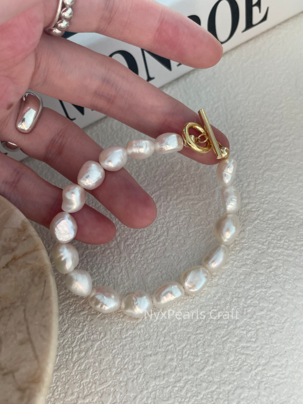 Timeless Asymmetrical Baroque Bracelet - 图片 4