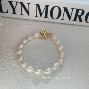 Timeless Asymmetrical Baroque Bracelet