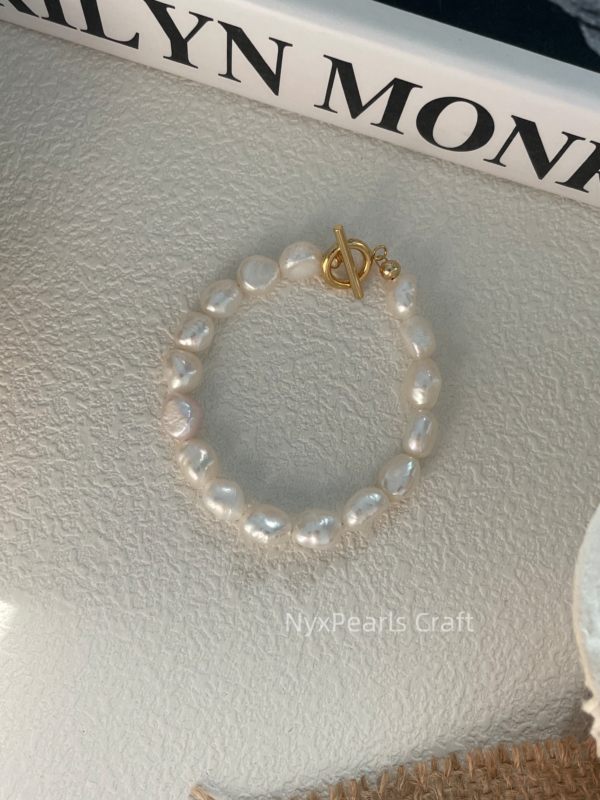 Timeless Asymmetrical Baroque Bracelet - 图片 3