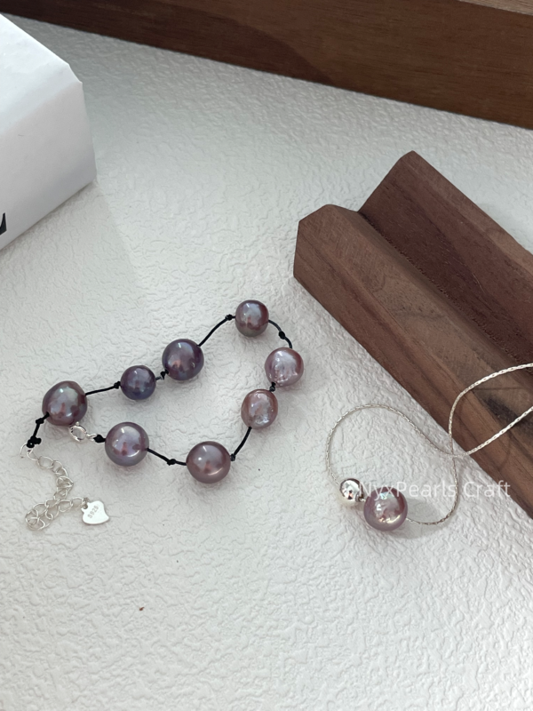 Silver Grape Necklace - 图片 2