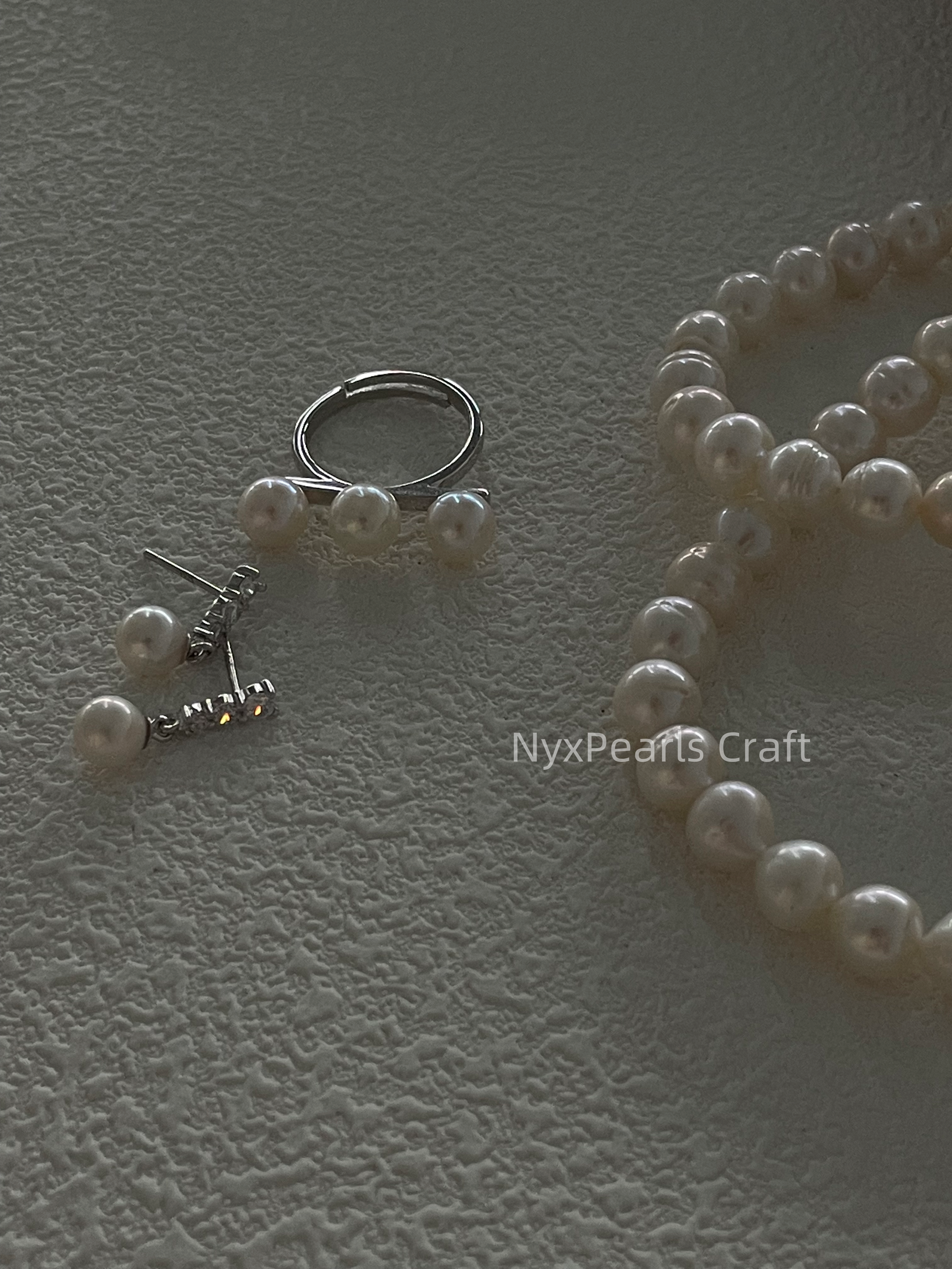 Twisted Pearl Necklace – 1m Sterling Silver Elegance - 图片 11