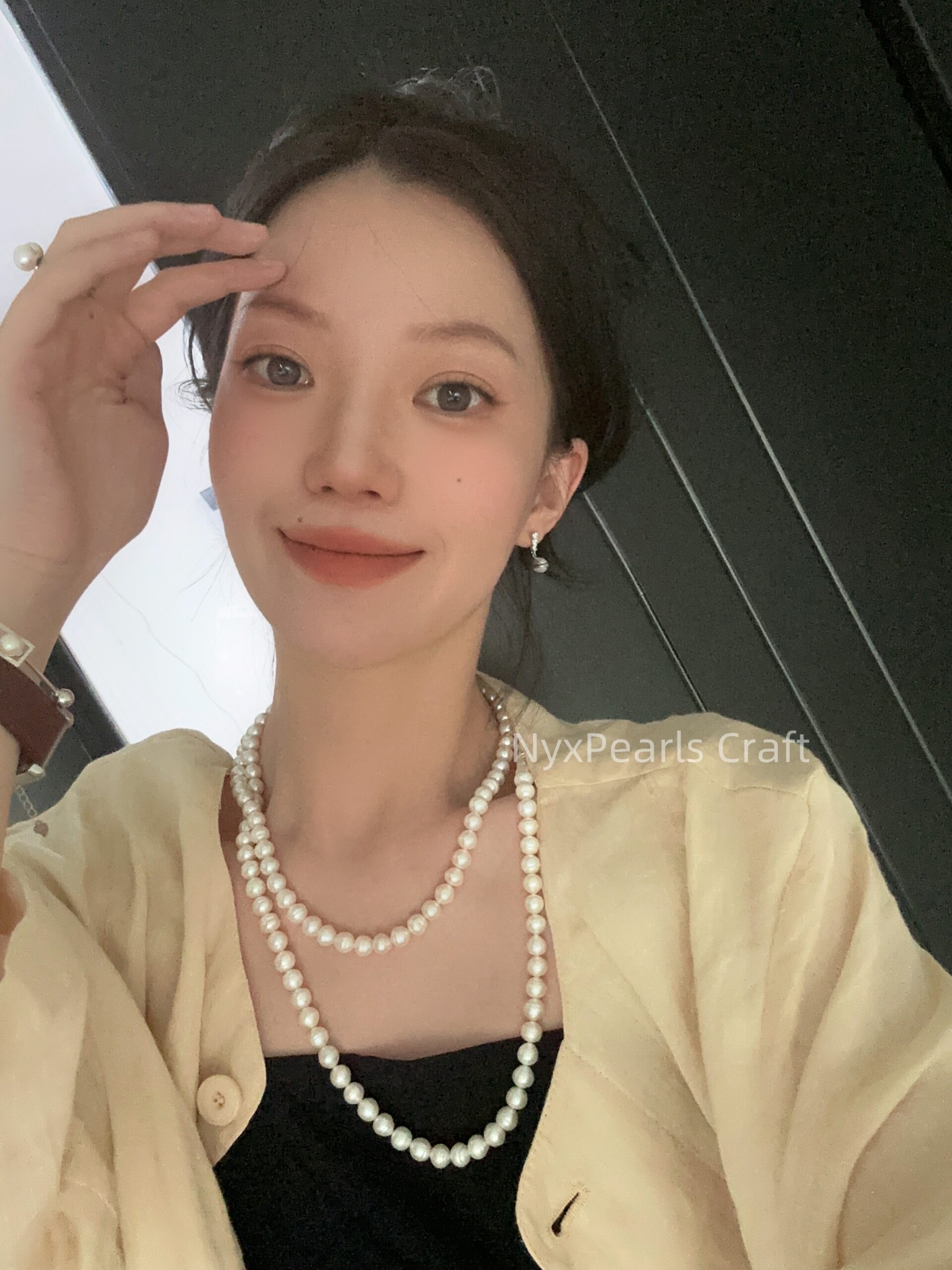 Twisted Pearl Necklace – 1m Sterling Silver Elegance - 图片 17