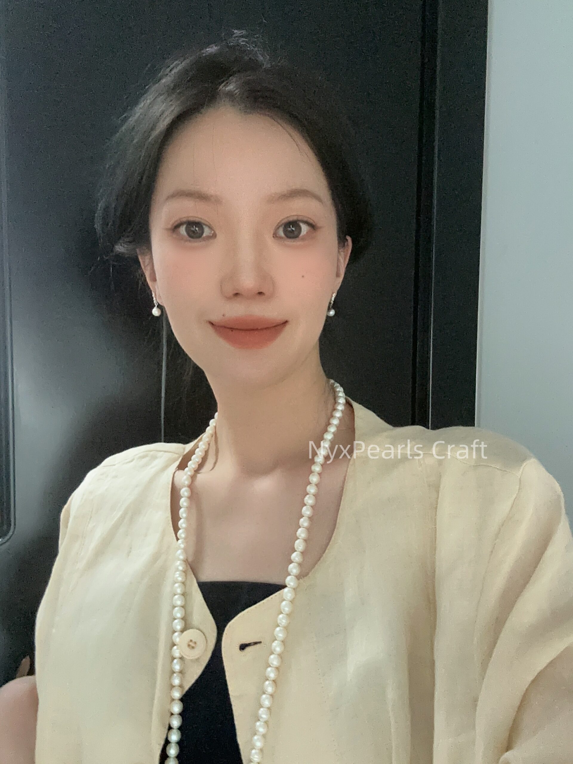 Twisted Pearl Necklace – 1m Sterling Silver Elegance - 图片 18