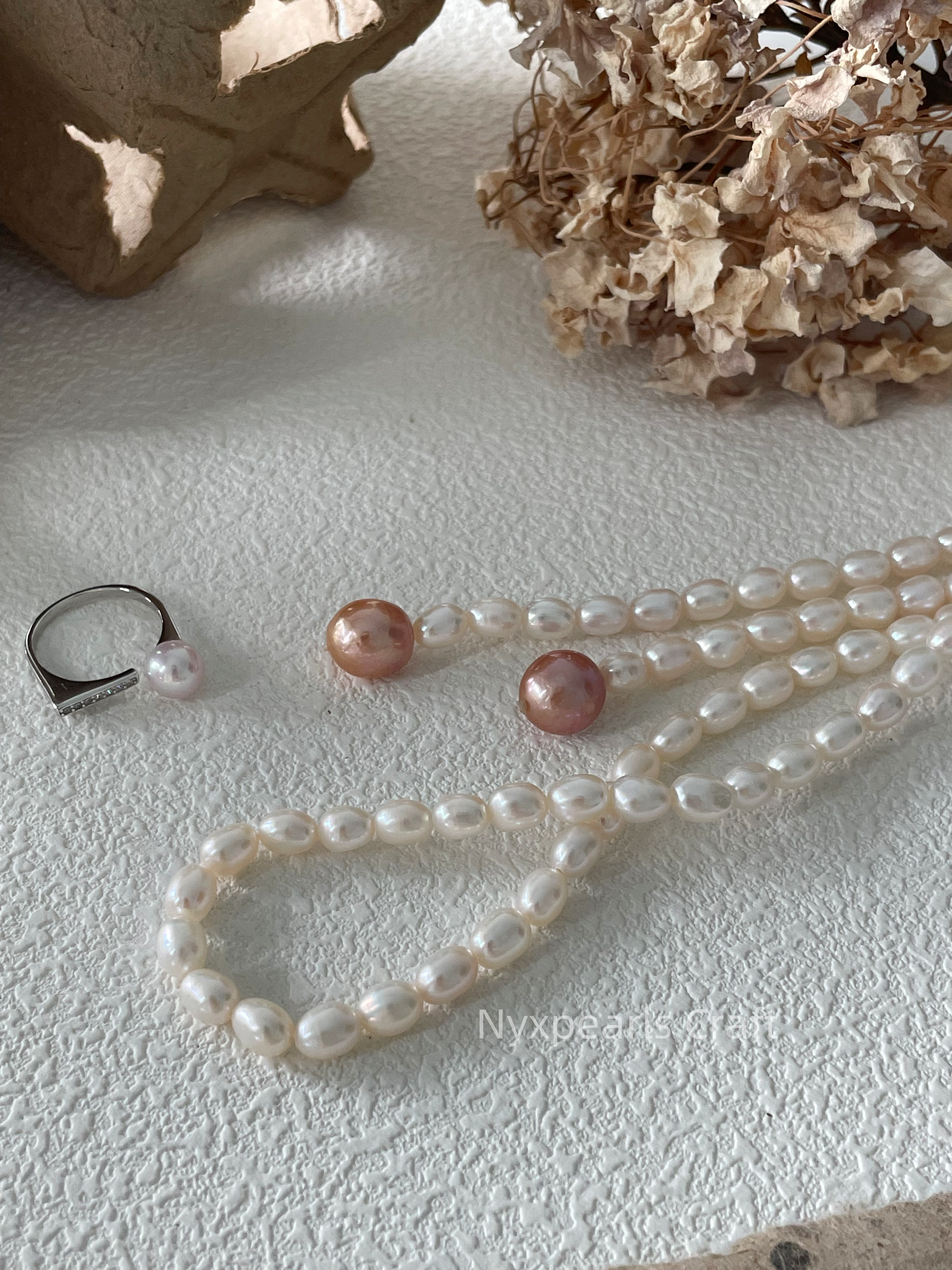Candy Pearl Long Necklace - 图片 5