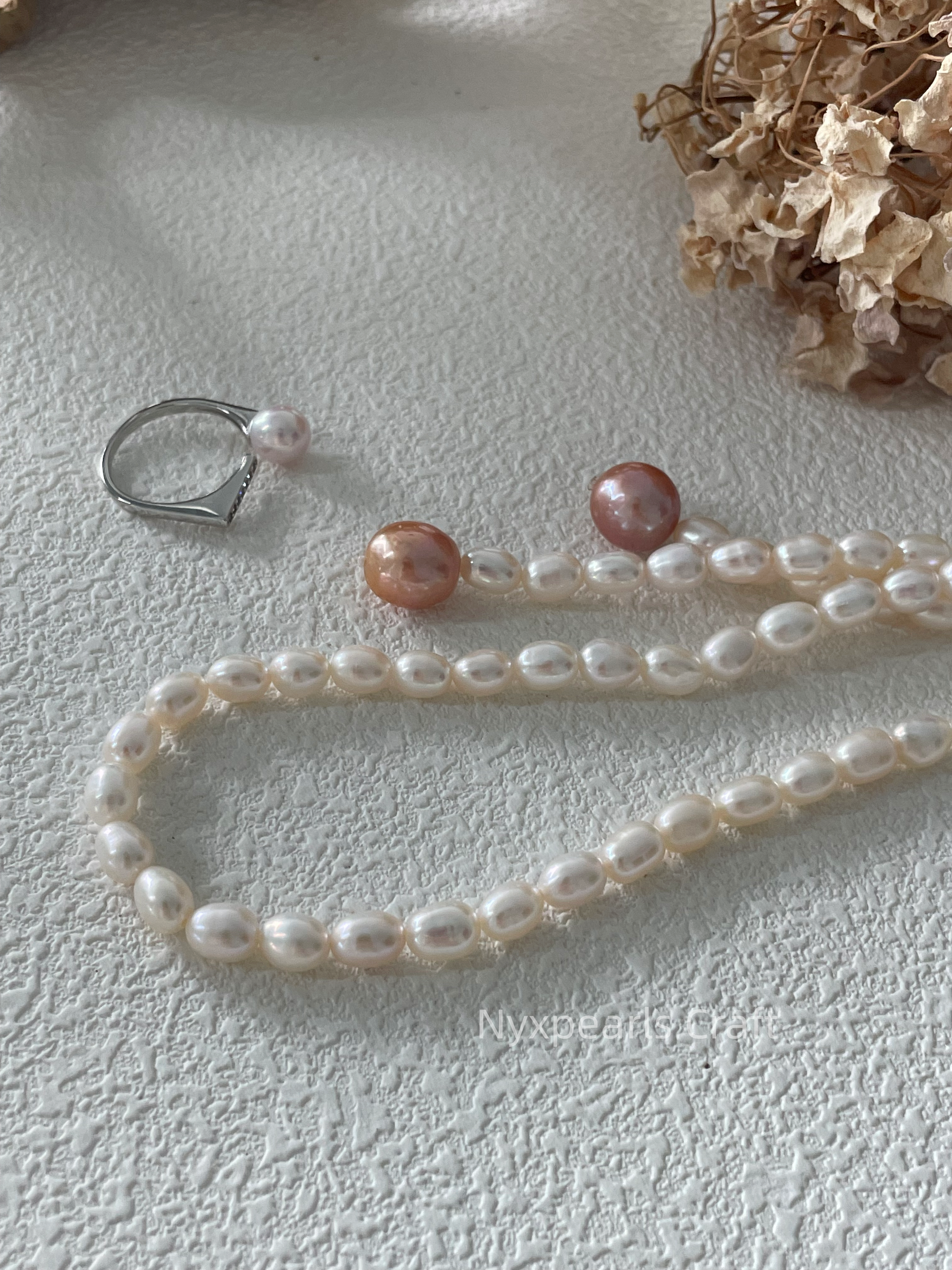 Candy Pearl Long Necklace - 图片 4