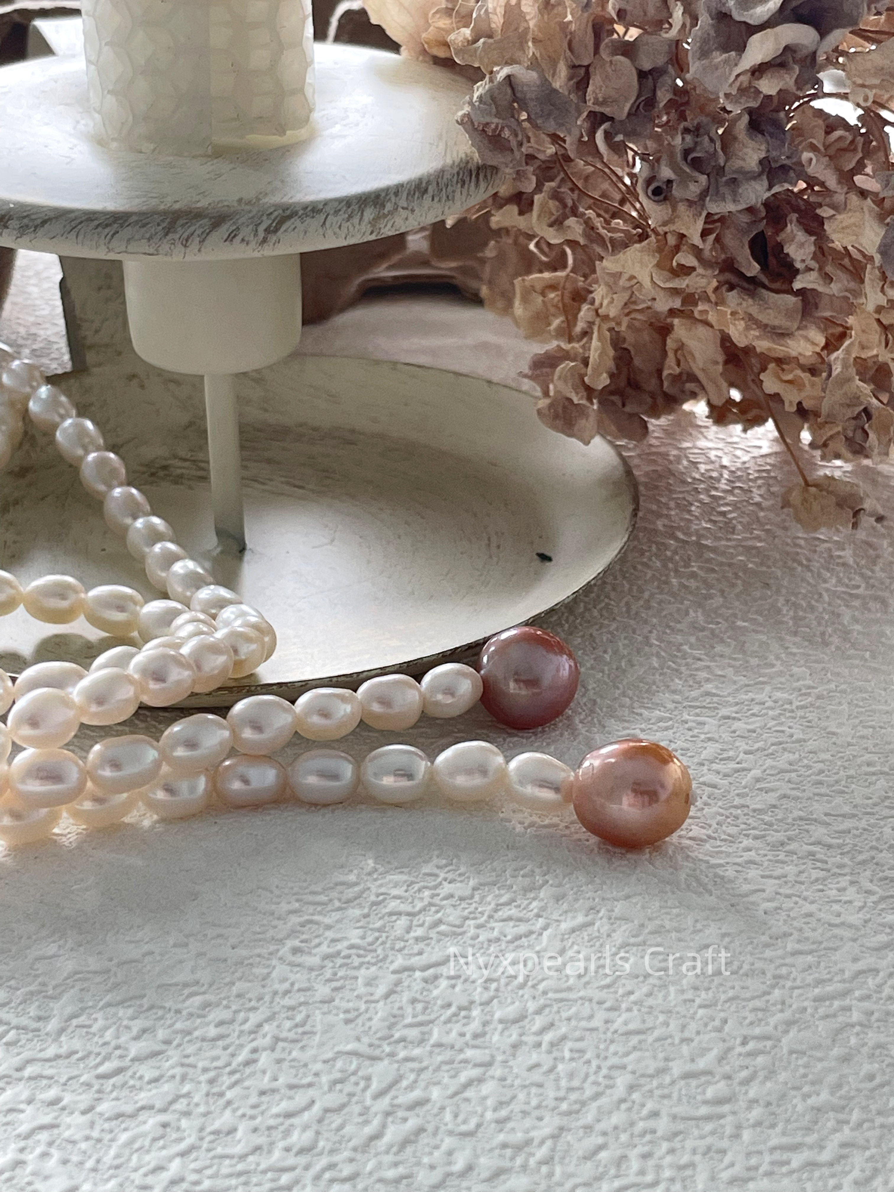 Candy Pearl Long Necklace - 图片 7