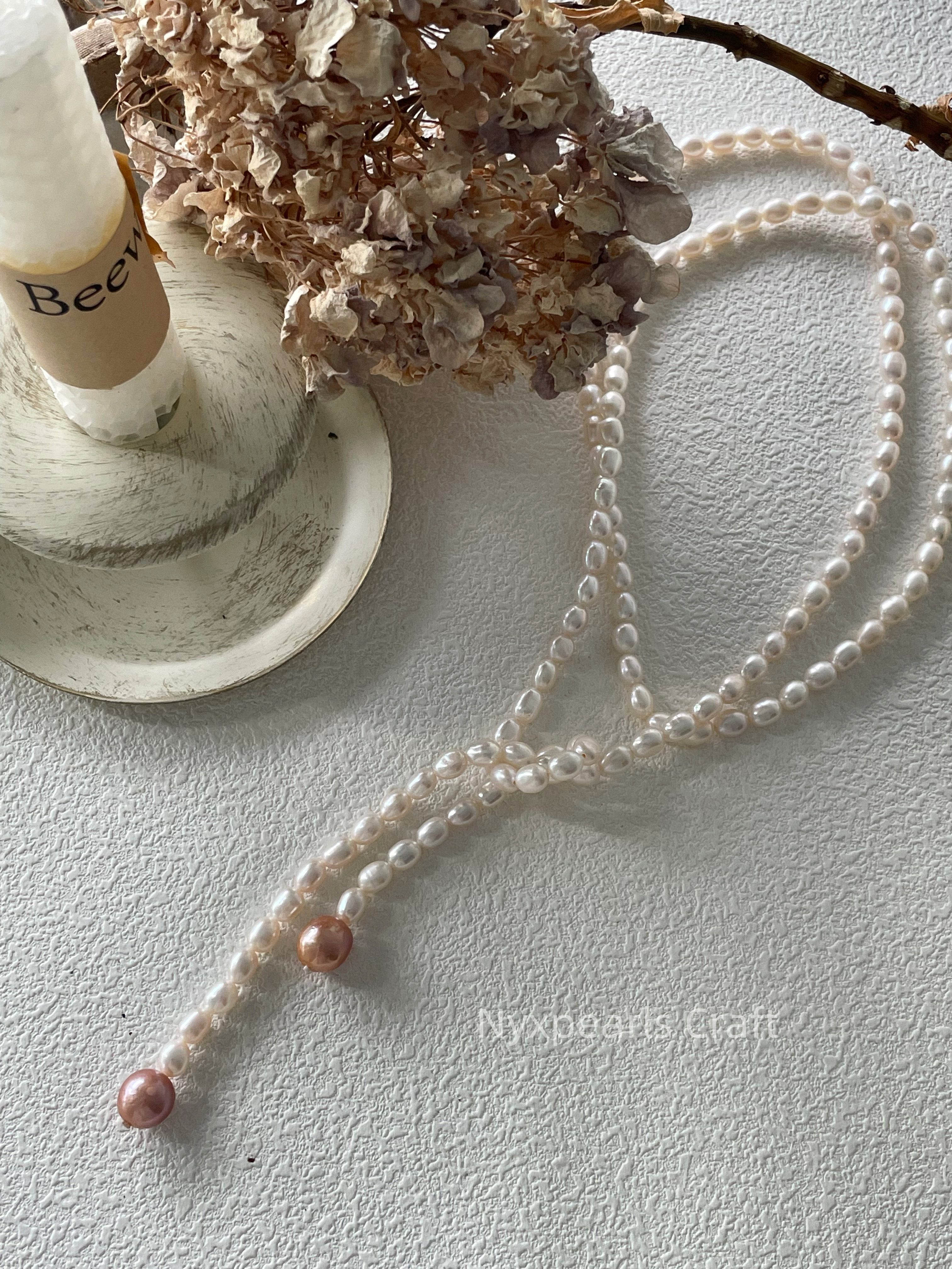 Candy Pearl Long Necklace - 图片 11