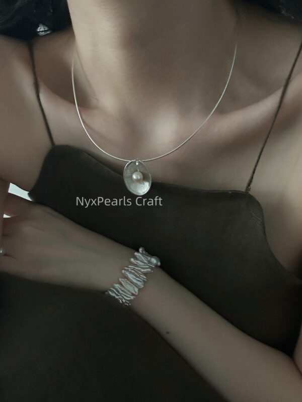 Shell Pearl Necklace - 图片 4