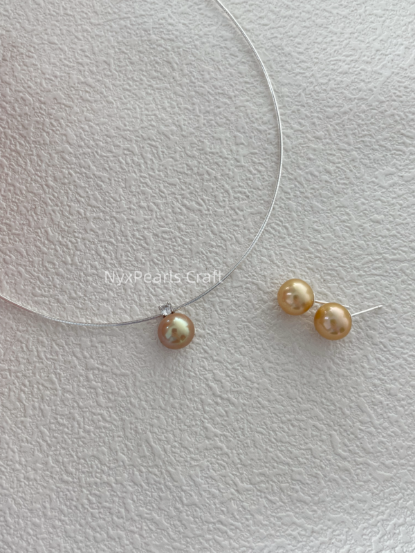 Princess Diana Gold Bead Choker - 图片 2