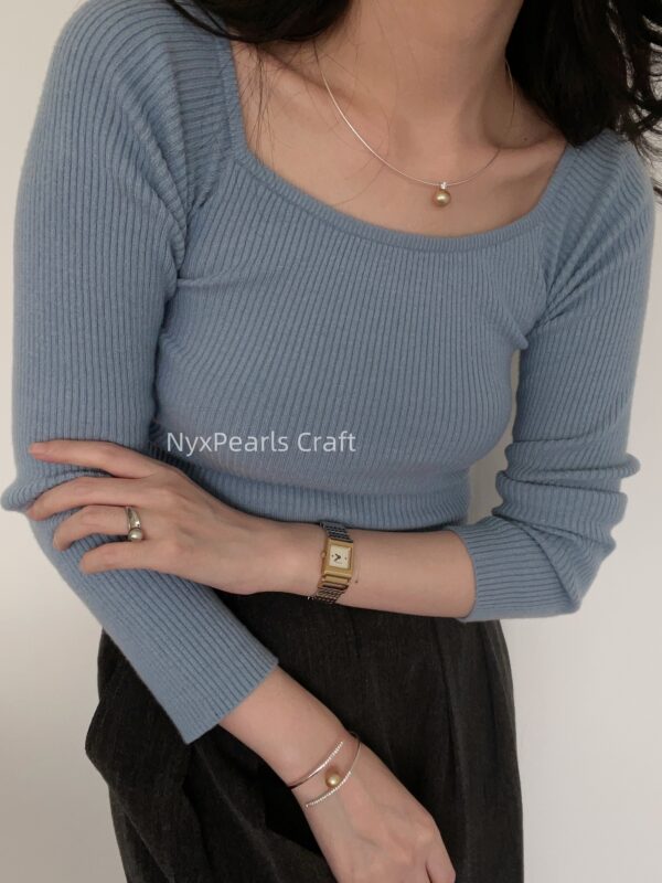Princess Diana Gold Bead Choker - 图片 4
