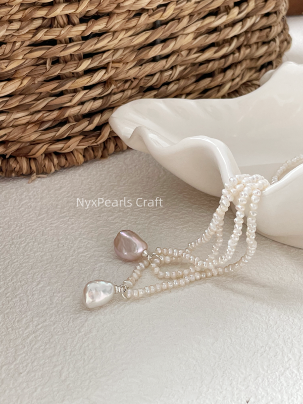 Little Pebble Pearl Necklace