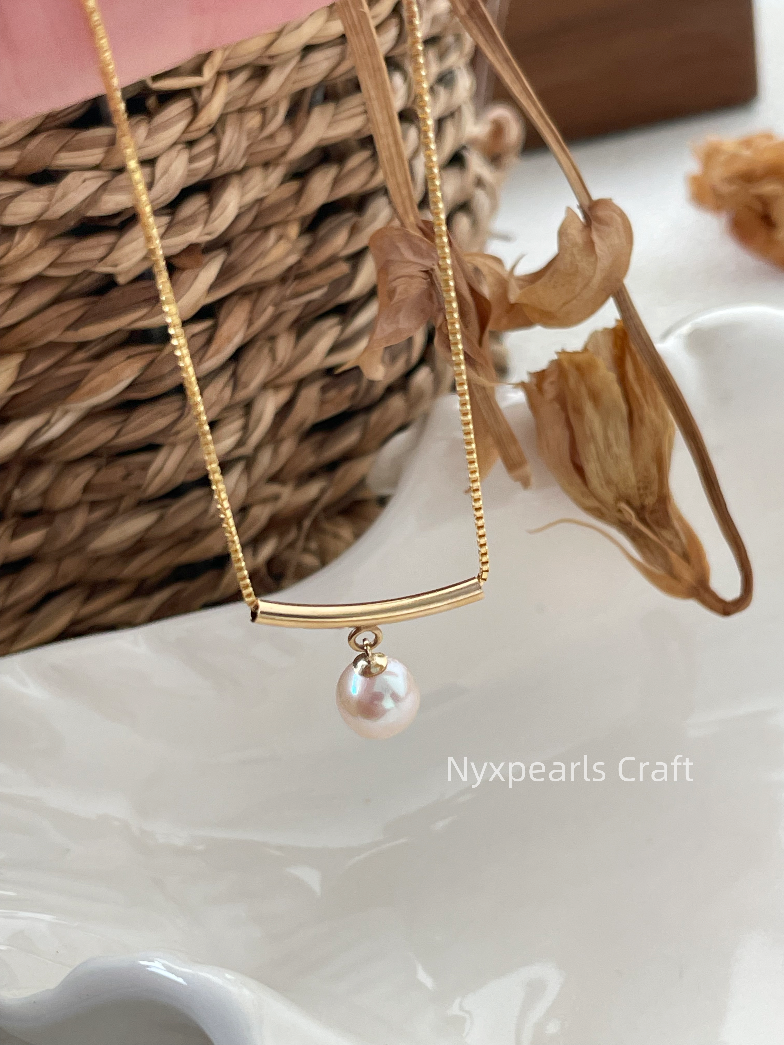 Teardrop Pearl Necklace - 图片 4