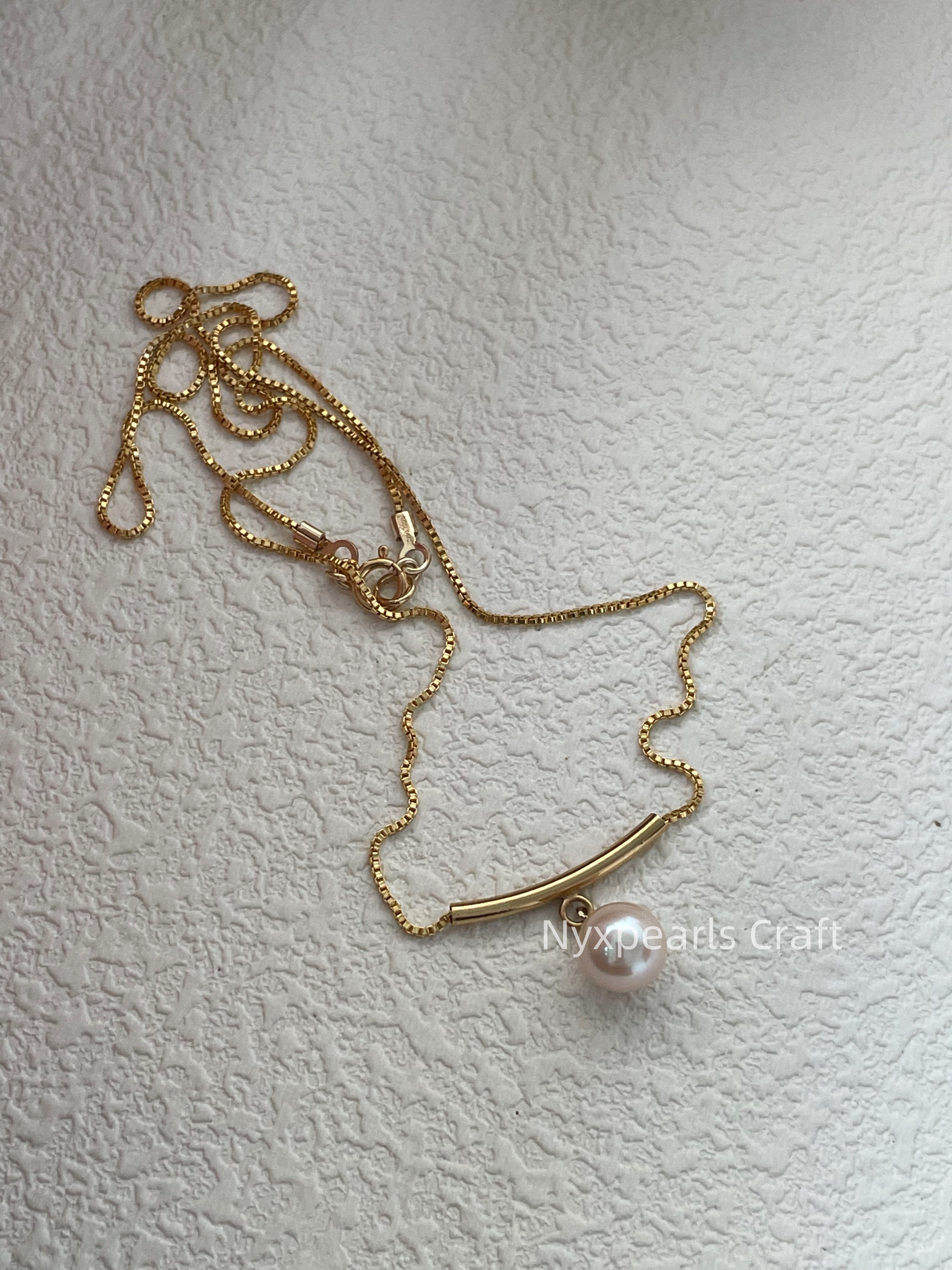 Teardrop Pearl Necklace - 图片 5