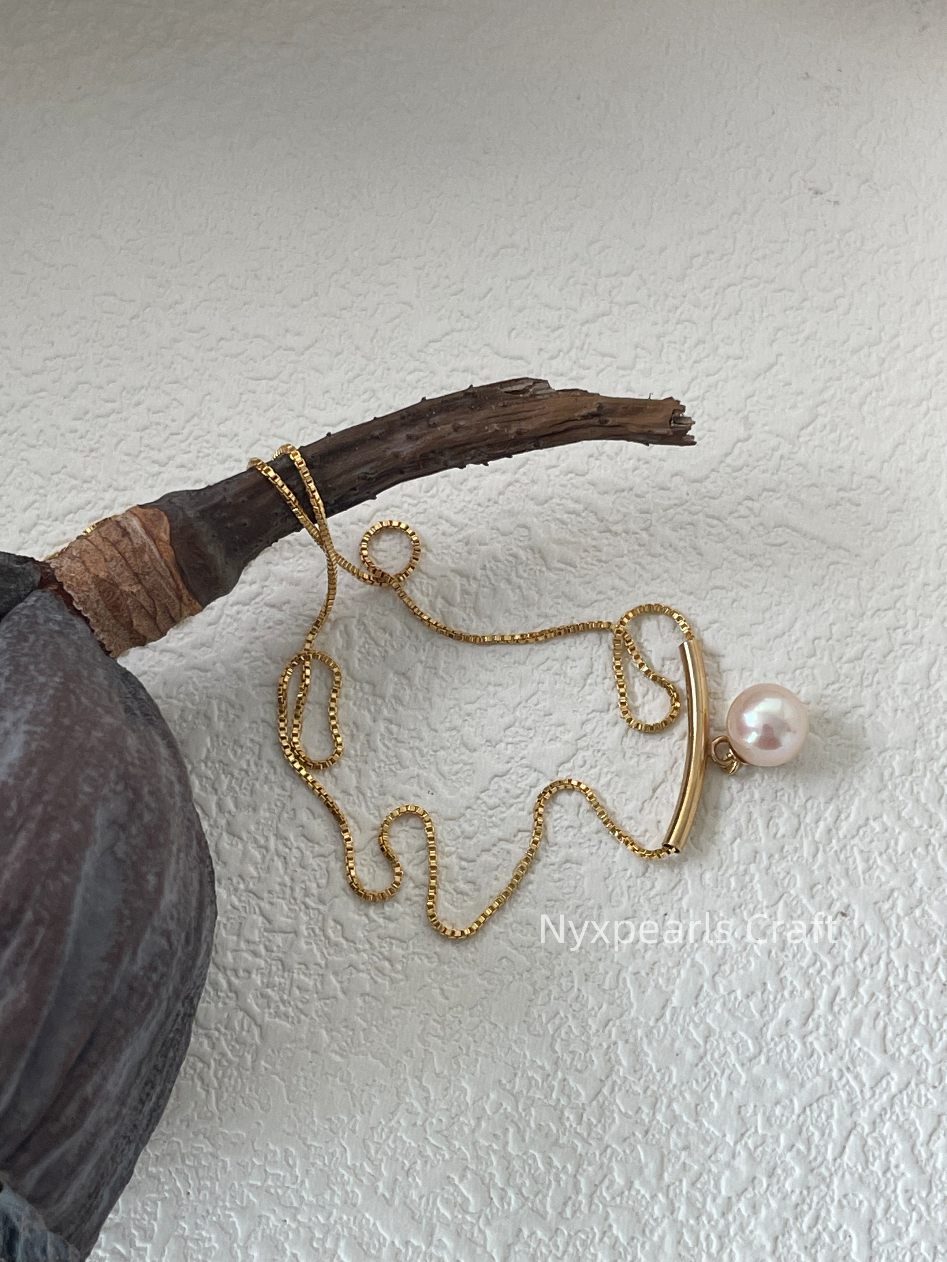 Teardrop Pearl Necklace - 图片 6