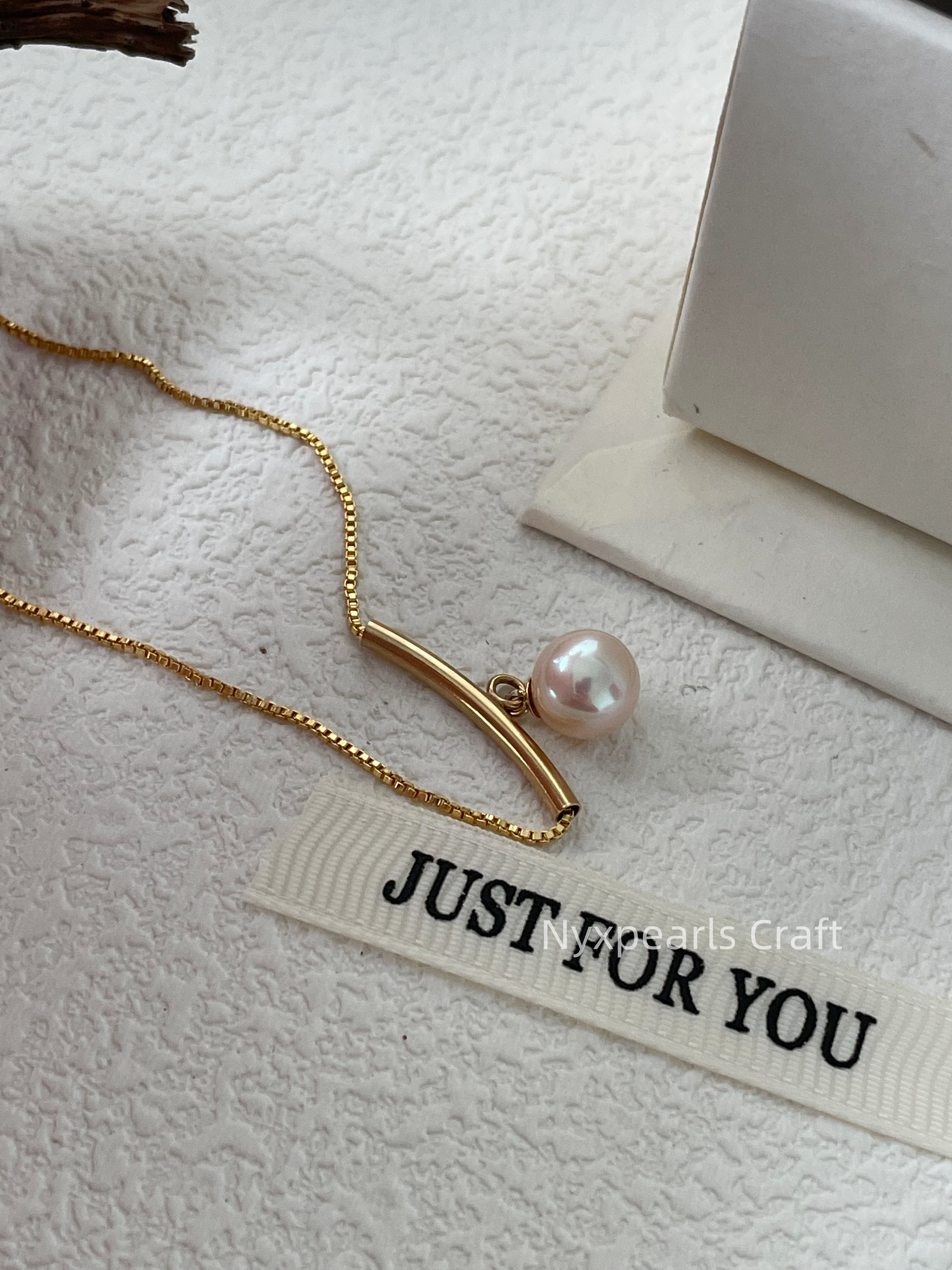Teardrop Pearl Necklace