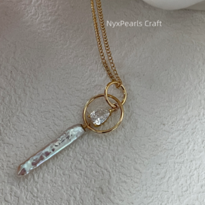 Baroque Stick Pearl Necklace