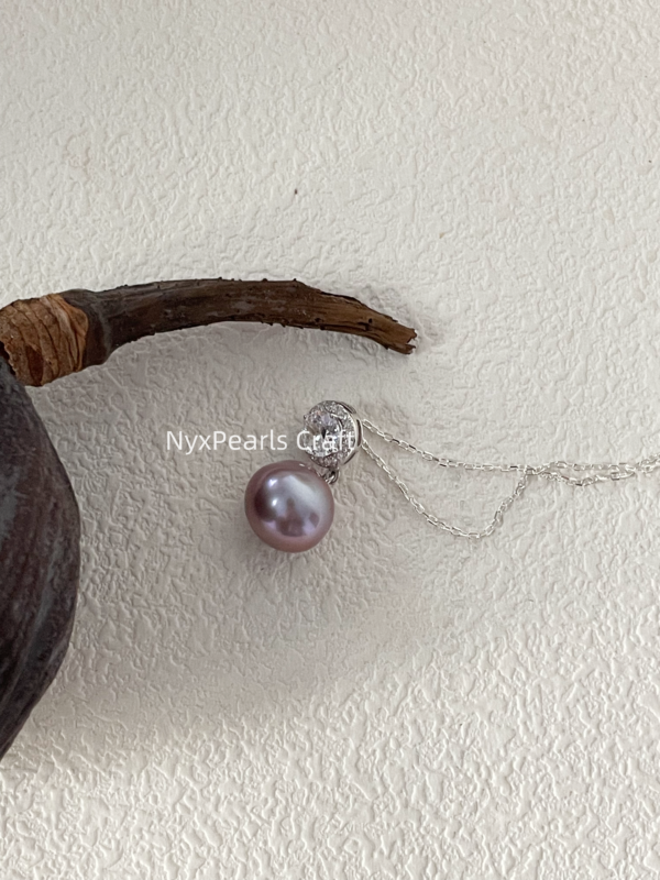 Enchanting Purple Diamond Necklace - 图片 2