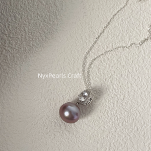 Enchanting Purple Diamond Necklace