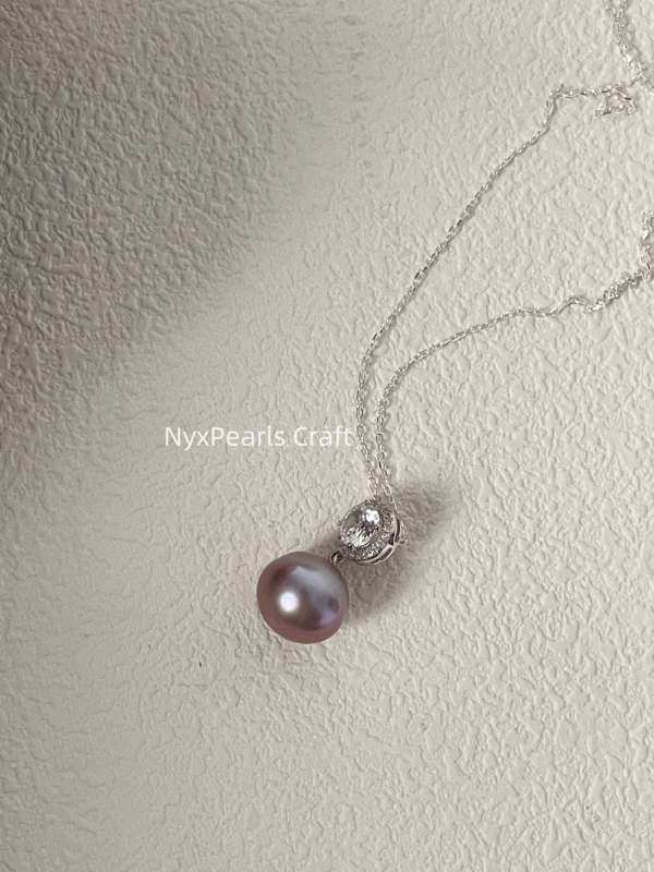 Enchanting Purple Diamond Necklace