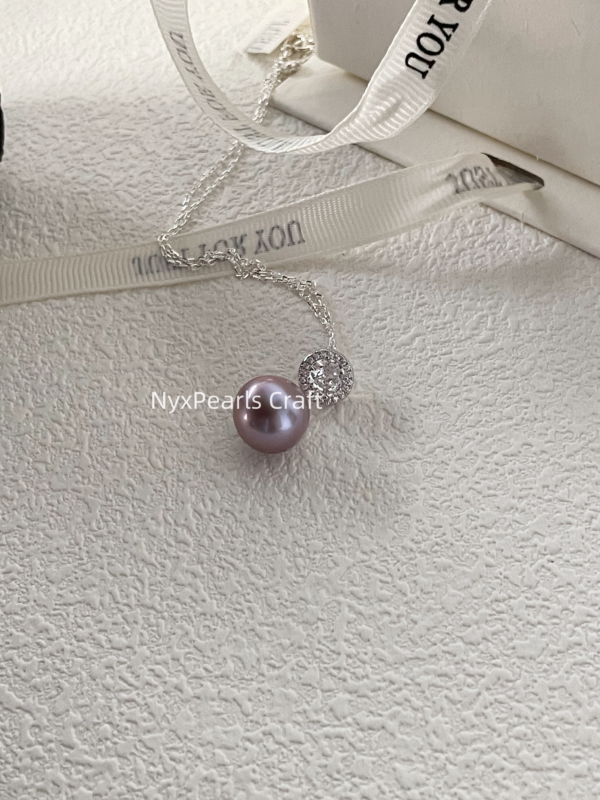 Enchanting Purple Diamond Necklace - 图片 8