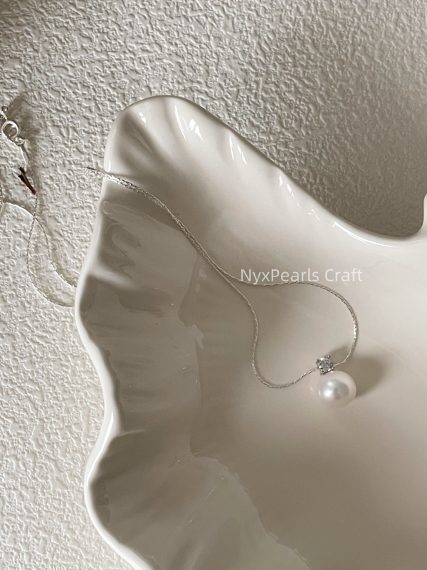 White Princess Diana Pearl Necklace - 图片 3