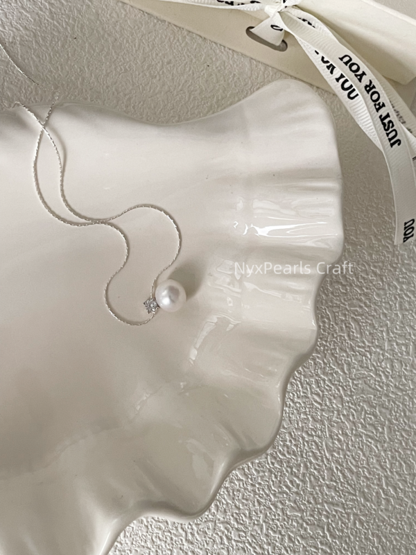 White Princess Diana Pearl Necklace