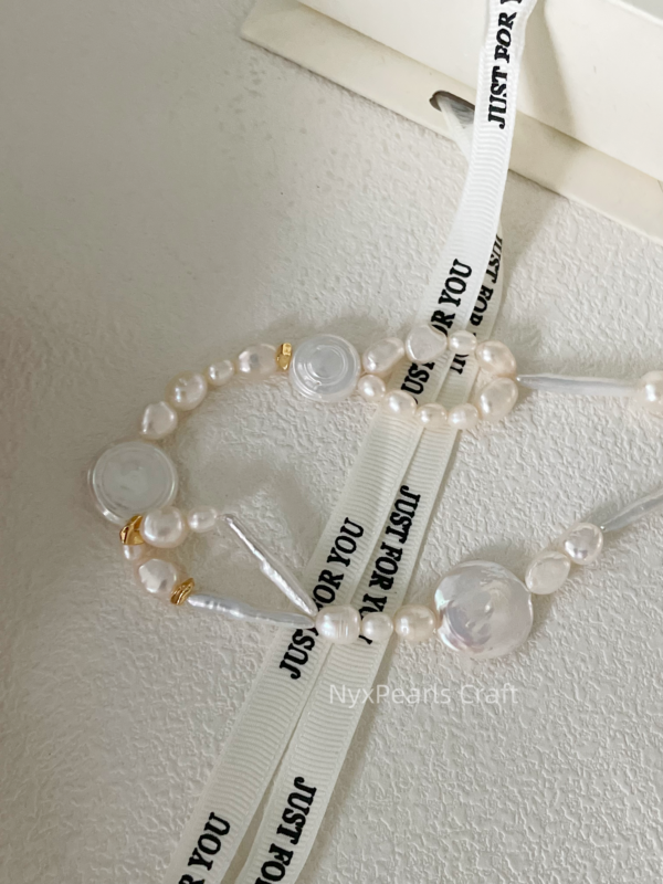 French-Style Choker Pearls Necklace - 图片 4