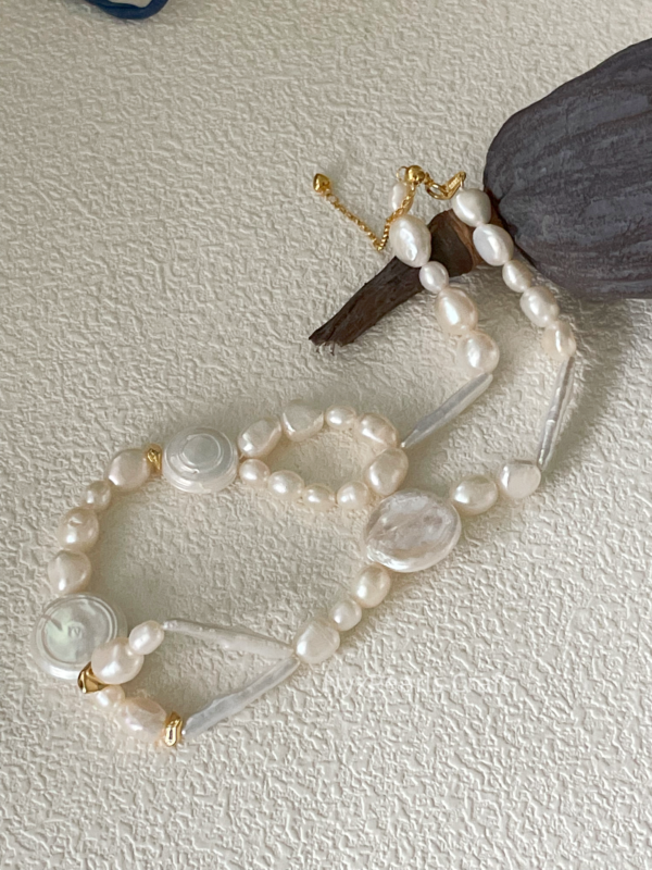 French-Style Choker Pearls Necklace - 图片 6