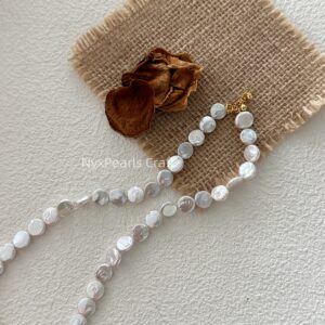 Small Round Baroque Pearl Necklace