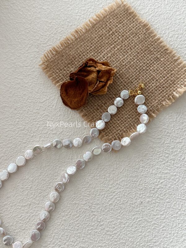 Small Round Baroque Pearl Necklace