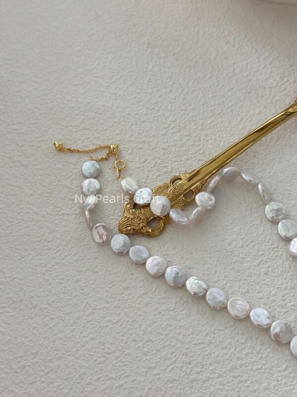 Small Round Baroque Pearl Necklace - 图片 9