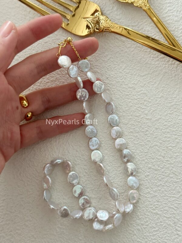 Small Round Baroque Pearl Necklace - 图片 8