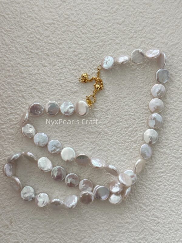 Small Round Baroque Pearl Necklace - 图片 5