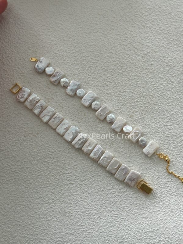 599 Baroque Natural Pearl Watch Bracelet - 图片 10