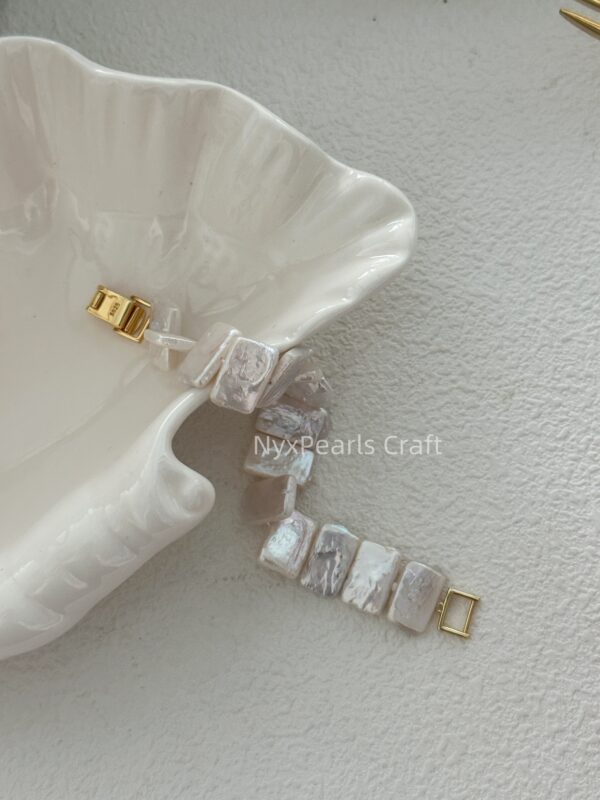 599 Baroque Natural Pearl Watch Bracelet - 图片 8