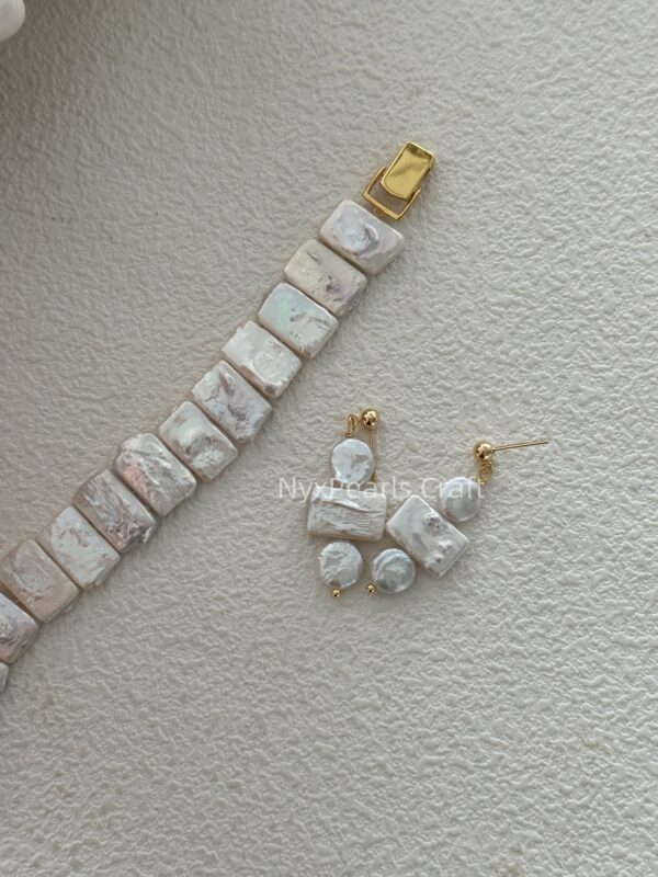 599 Baroque Natural Pearl Watch Bracelet - 图片 7
