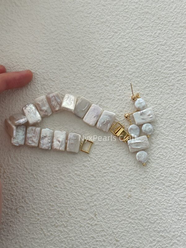 599 Baroque Natural Pearl Watch Bracelet - 图片 5